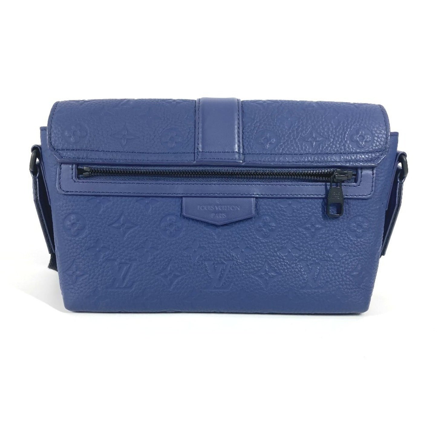 Louis Vuitton M11692 Monogram Embossed S Cape Messenger Bag Crossbody Flap Shoulder Taurillon