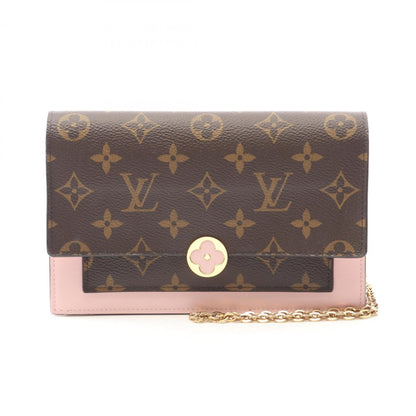 Louis Vuitton Portefeuille Flore Chain Shoulder Bag