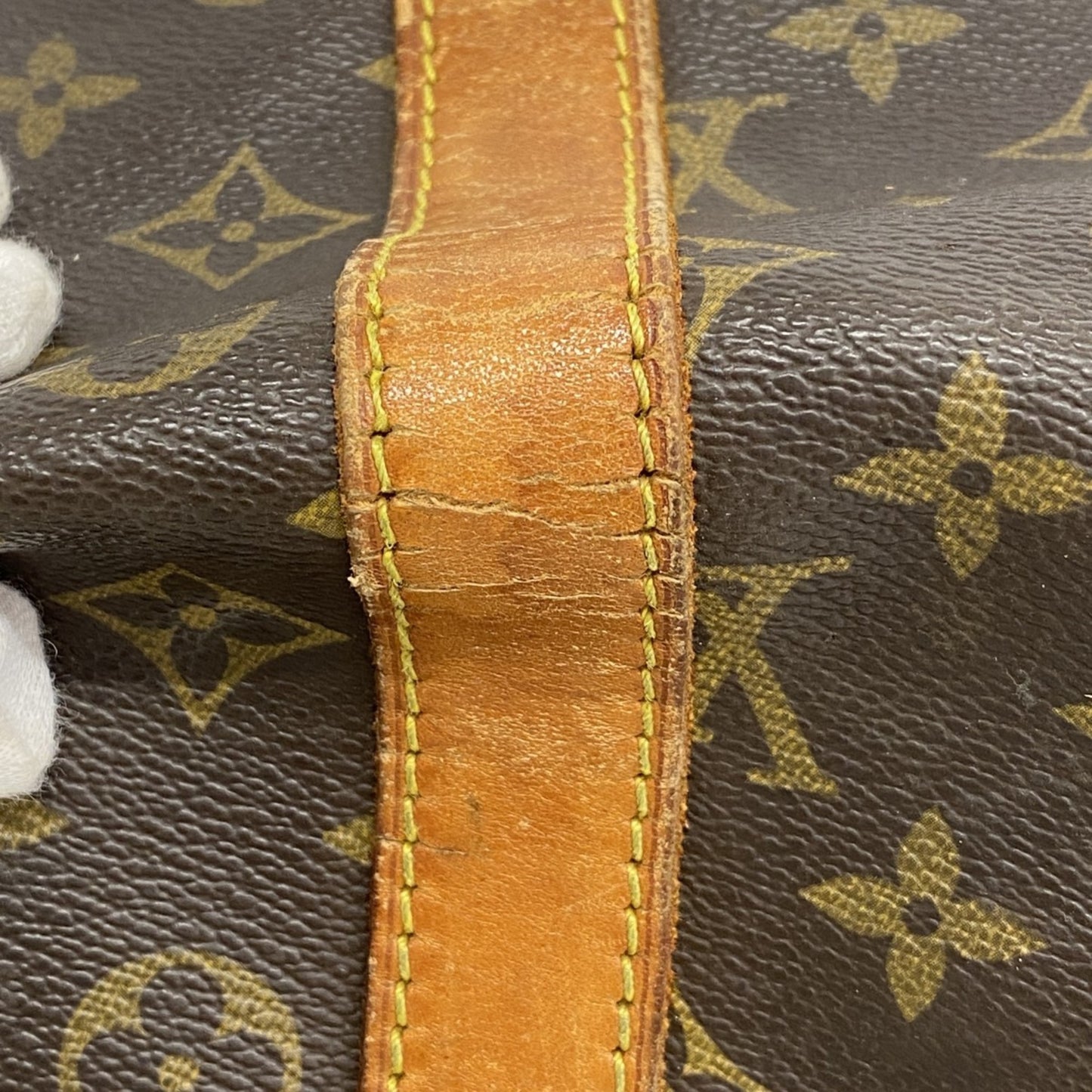 Louis Vuitton Monogram Keepall Bandouliere 55 Boston Bag M41414 Brown