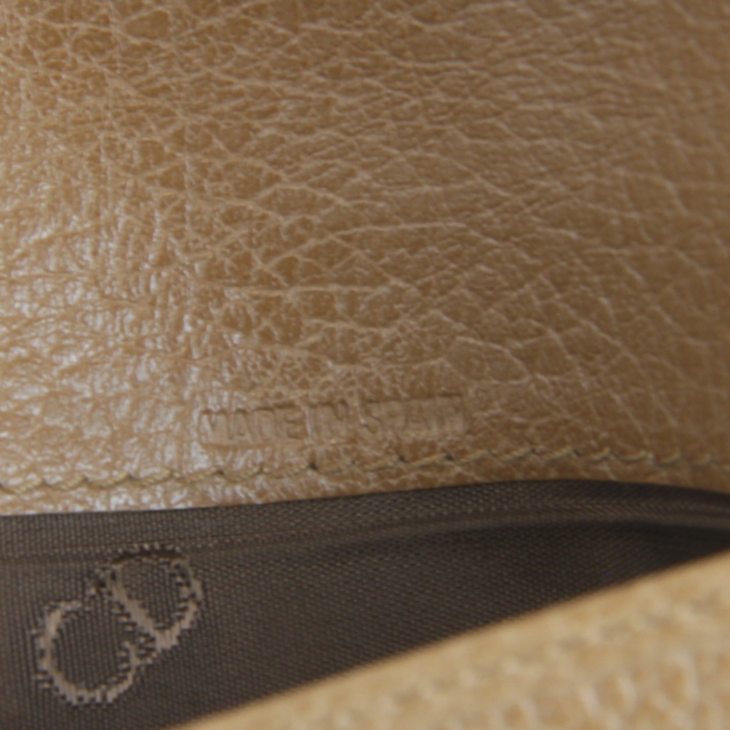 Christian Dior Honeycomb Wallet Brown