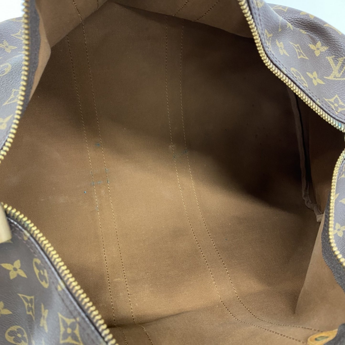 Louis Vuitton Monogram Keepall 45 Boston Bag M41428 Brown