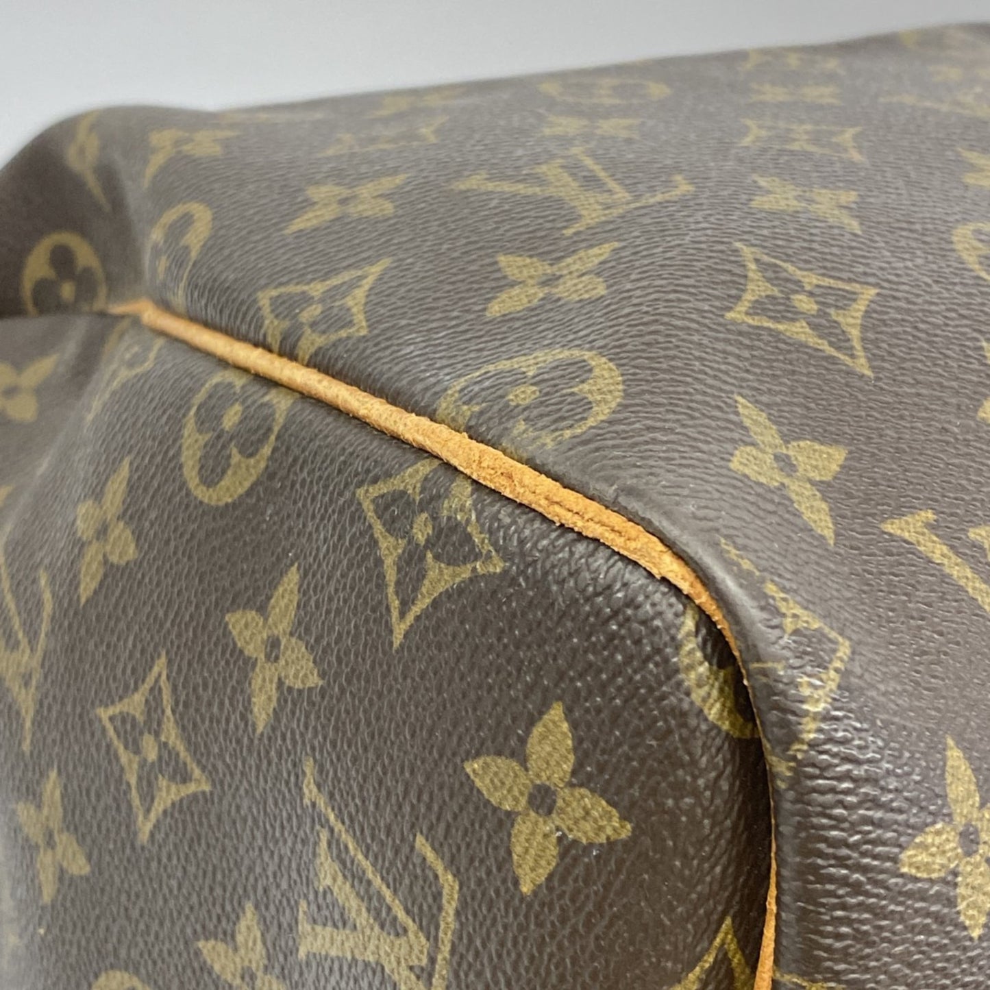 Louis Vuitton Monogram Keepall 55 Boston Bag M41424 Brown
