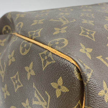 Louis Vuitton Monogram Keepall 55 Boston Bag M41424 Brown