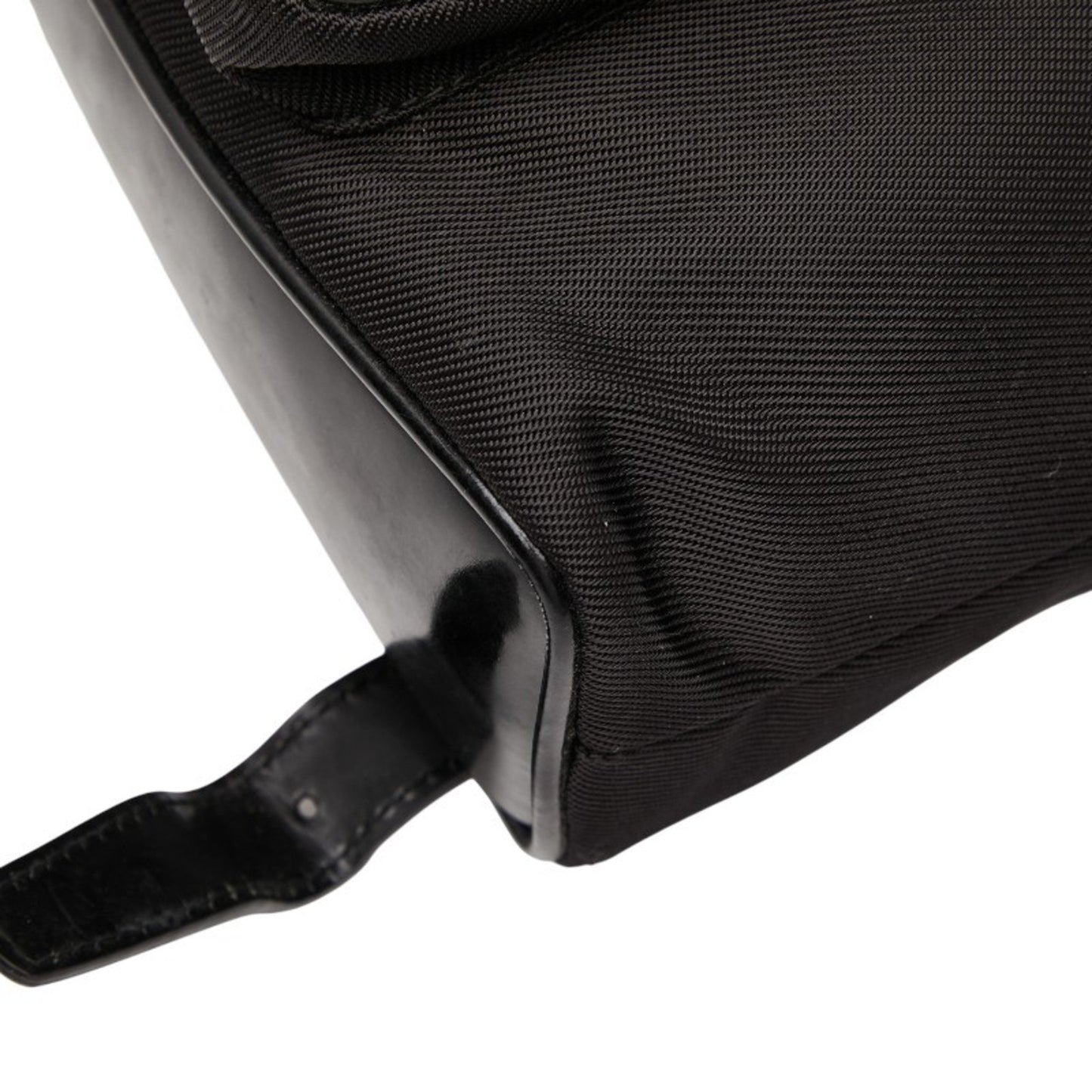 Gucci Bamboo Mini Backpack 003.1998.0030 Black Nylon Leather