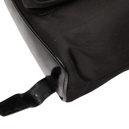 Gucci Bamboo Mini Backpack 003.1998.0030 Black Nylon Leather