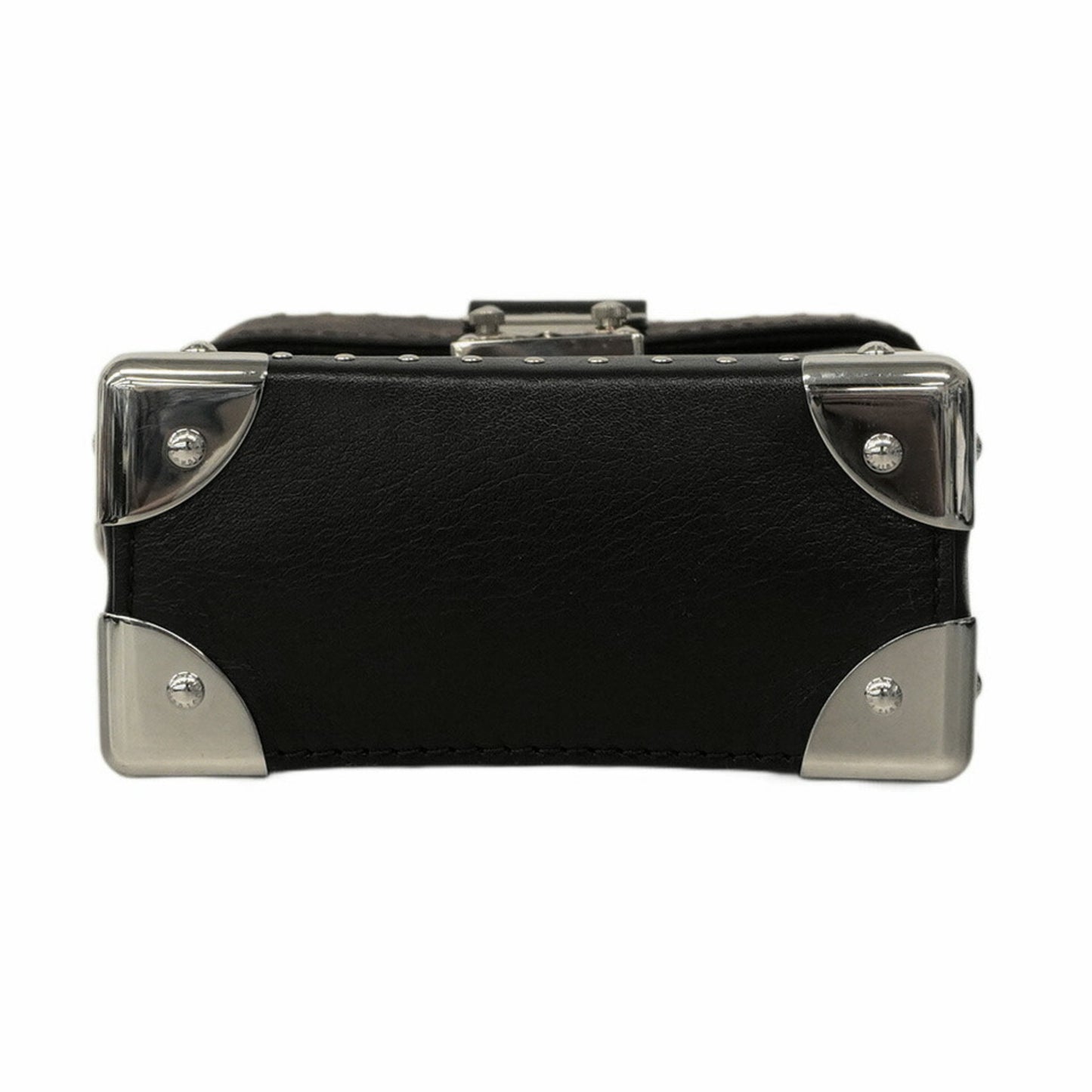 Louis Vuitton Handbag Lv Vibe Camera Box M12362 Brown Black 2-Way Bag