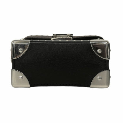 Louis Vuitton Handbag Lv Vibe Camera Box M12362 Brown Black 2-Way Bag