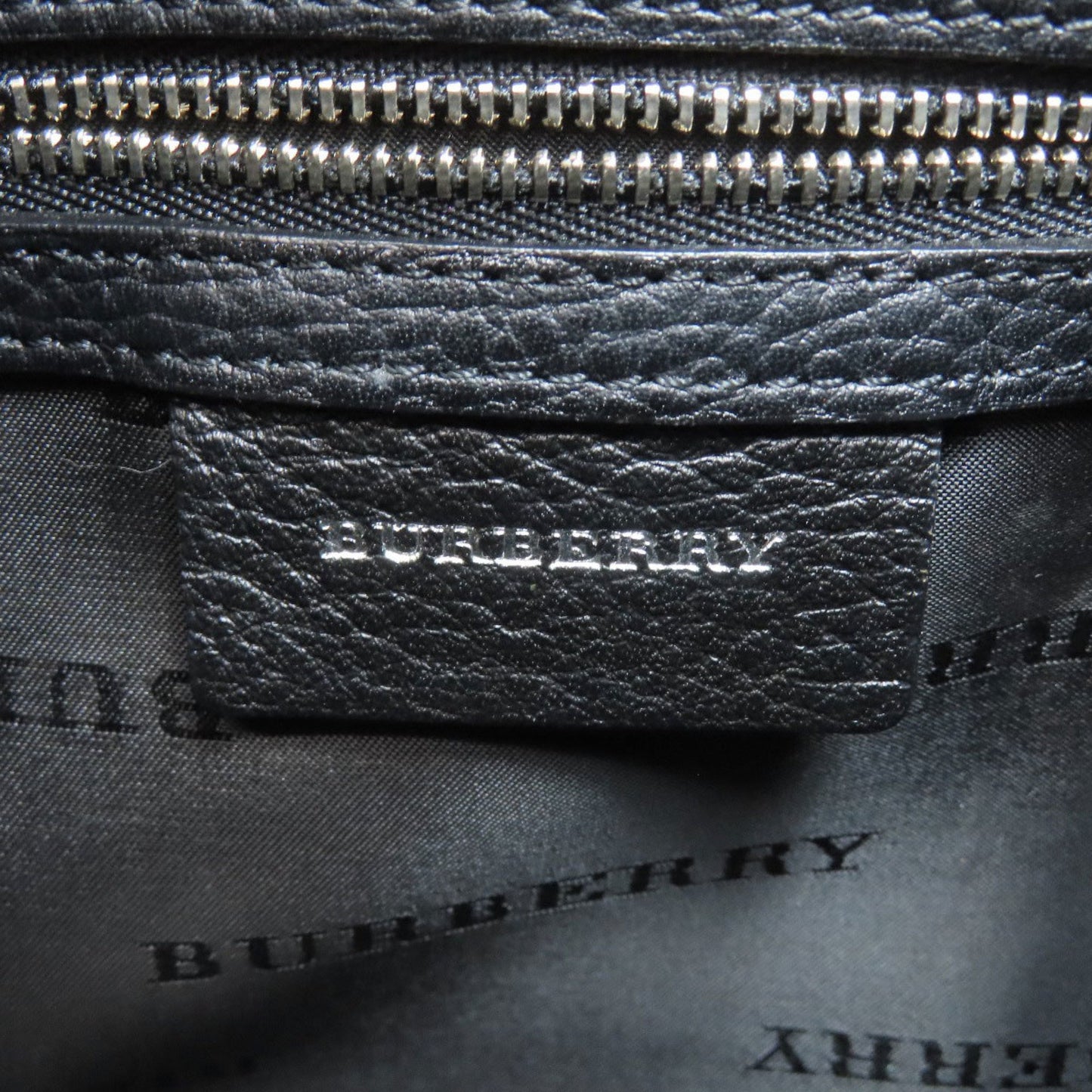 Burberry Nova Check Shoulder Bag Nylon Canvas Leather
