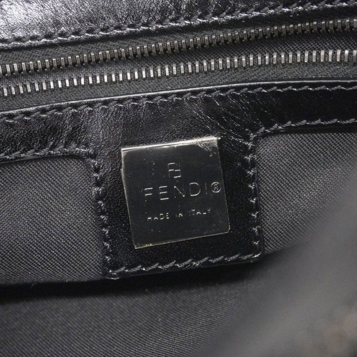 Fendi Zucchino Nylon Canvas Handbag