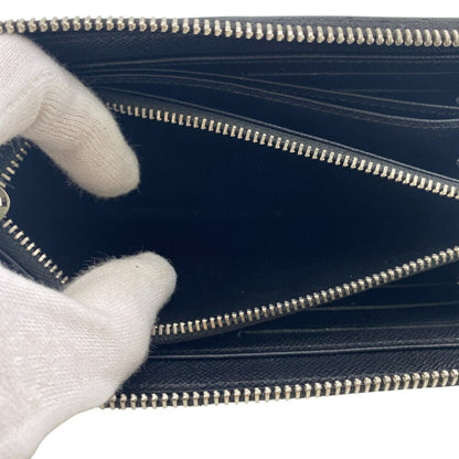 Louis Vuitton M61857 Zippy Wallet Round Long Black