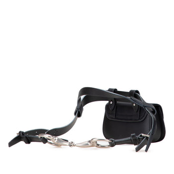 Gucci Bamboo 1947 Mini Belt Bag/Waist Bag 681137 Black Leather