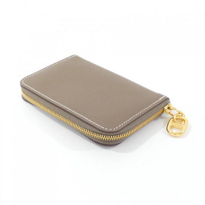 Hermes Herms Zip En Go Chaine D'Ancre 084208Cc Business Card Case