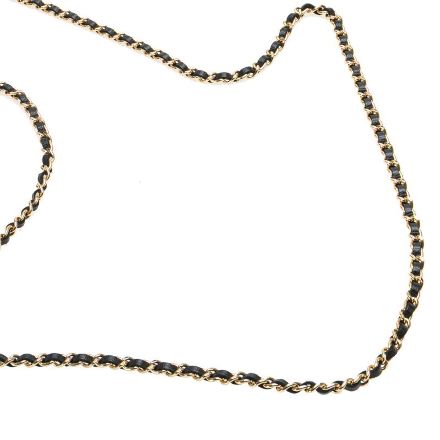 Chanel Matelasse Coco Mark Fringe Crossbody Chain Shoulder Bag Pochette In Black