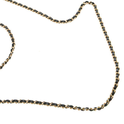 Chanel Matelasse Coco Mark Fringe Crossbody Chain Shoulder Bag Pochette In Black