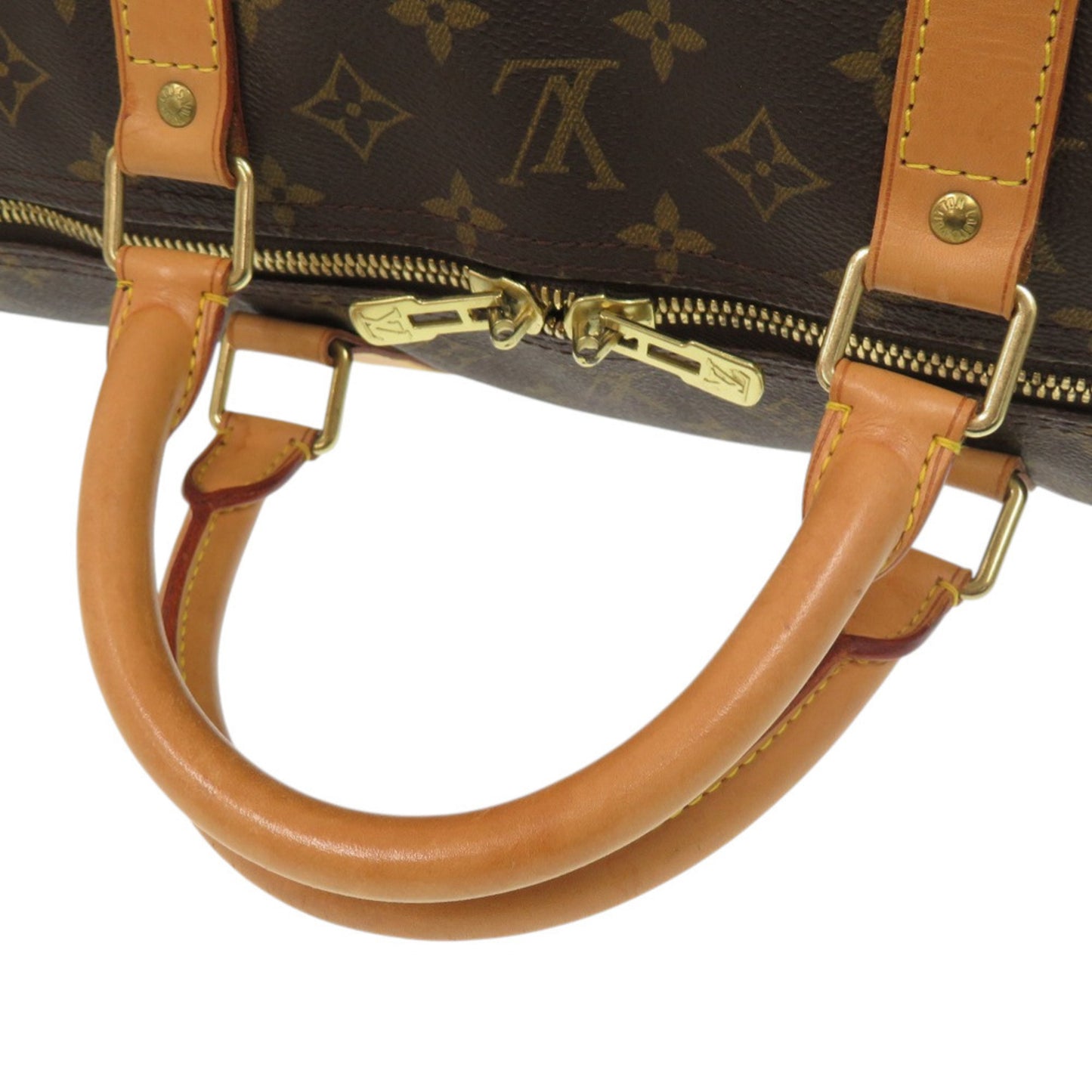 Louis Vuitton Keepall Bandouliere 60 Monogram M41412 Canvas Brown Boston Bag 0749 Louis Vuitton