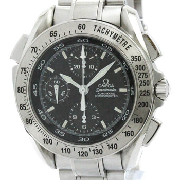Polished Omega Speedmaster Split Second Steel Automatic Watch 3540.50 Bf579750