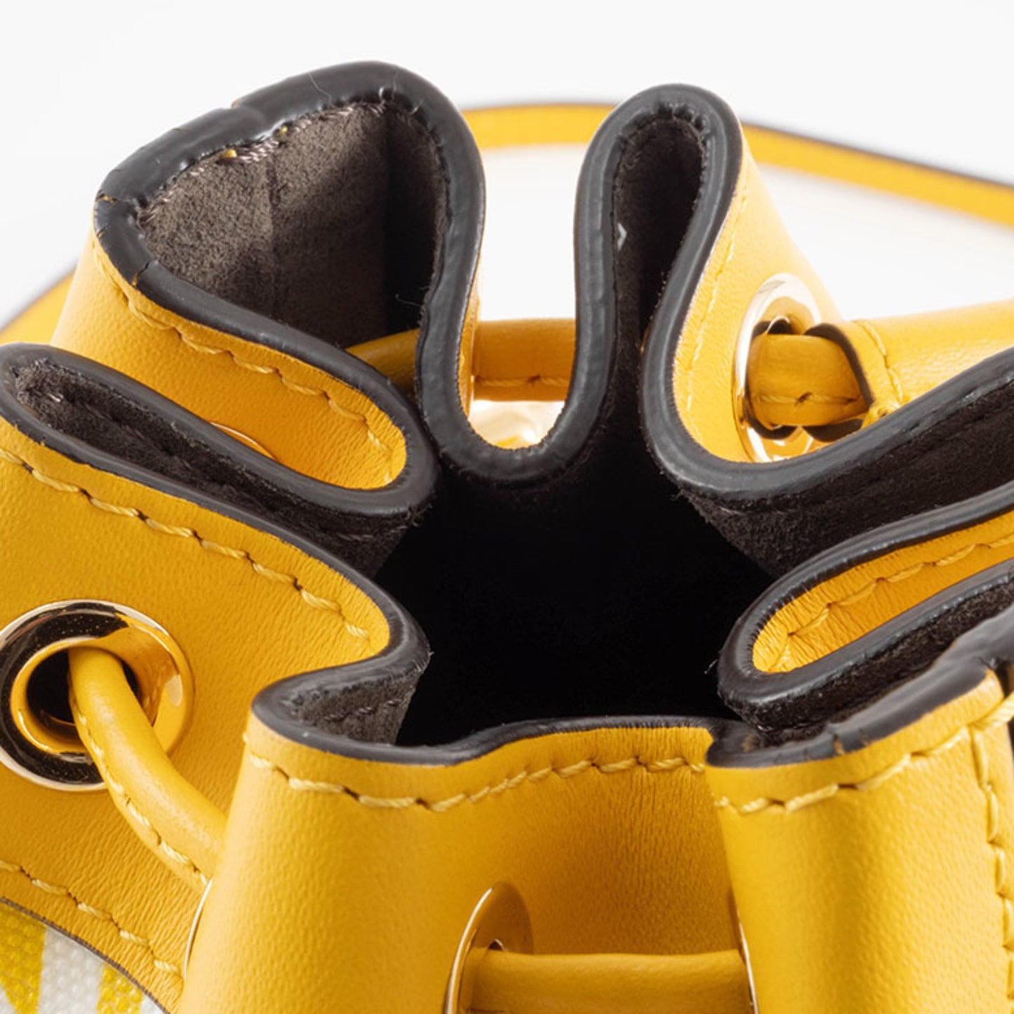 Fendi Mini Montresor Yellow Shoulder Bag Vertigo 8Bs010