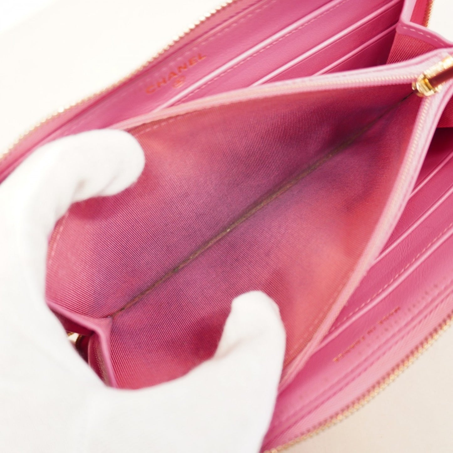 Chanel Matelasse Caviar Leather Long Wallet