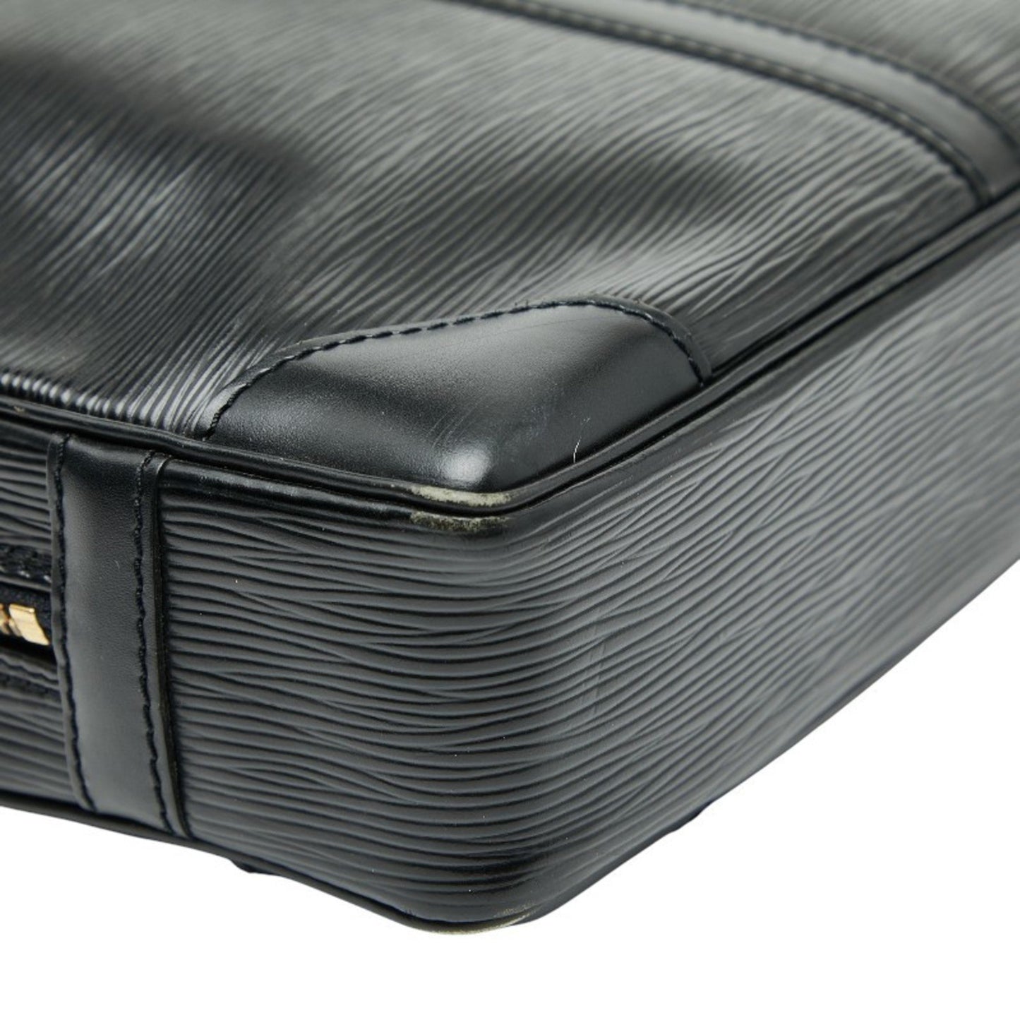 Louis Vuitton Epi Porte-Document Voyage Business Briefcase M59162 Noir Black Leather