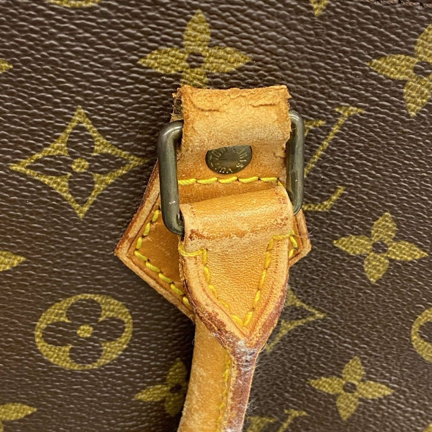 Louis Vuitton Monogram Sac Plat Tote Bag M51140 Brown
