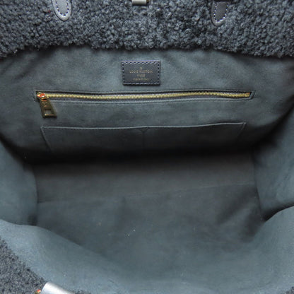 Louis Vuitton M55421 Monogram Teddy On The Go Gm Tote Bag In Shearling