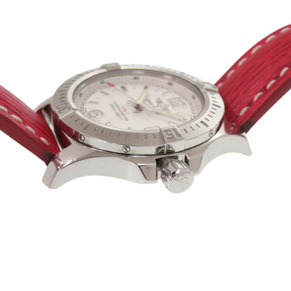 Breitling Colt Lady A77388 Stainless Steel Leather Watch