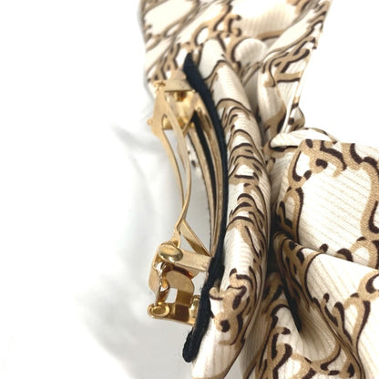 Fendi Ribbon Hair Hairpin Barrette Silk