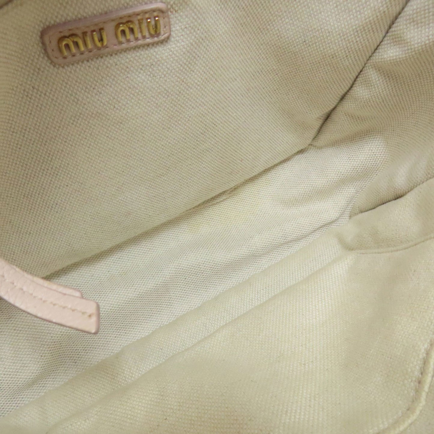 Miu Miu Miu 2-Way Handbag In Calfskin