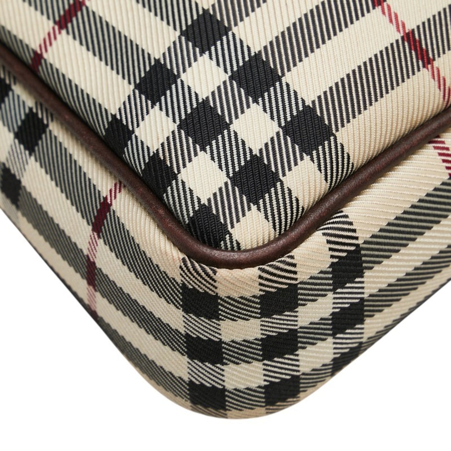 Burberry Nova Check Shoulder Bag In Beige