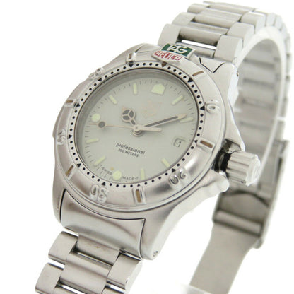 Tag Heuer 999.708 Professional 200M Stainless Steel Cream Silver Quartz Watch 1909