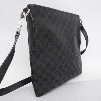 Gucci Gg Canvas Shoulder Bag 113013 Black