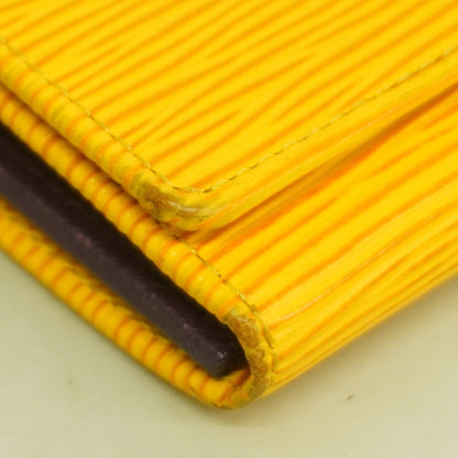 Louis Vuitton Epi Wallet Porte Monnaie-Vieux Tresor M63509 Jaune