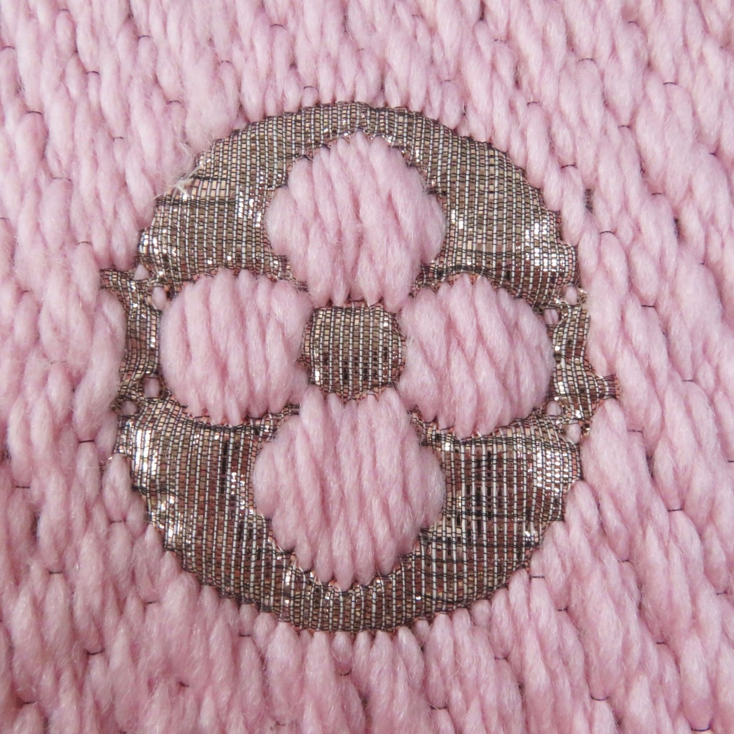 Louis Vuitton M70466 Logomania Wool And Silk Rose Ballerine Monogram Scarf