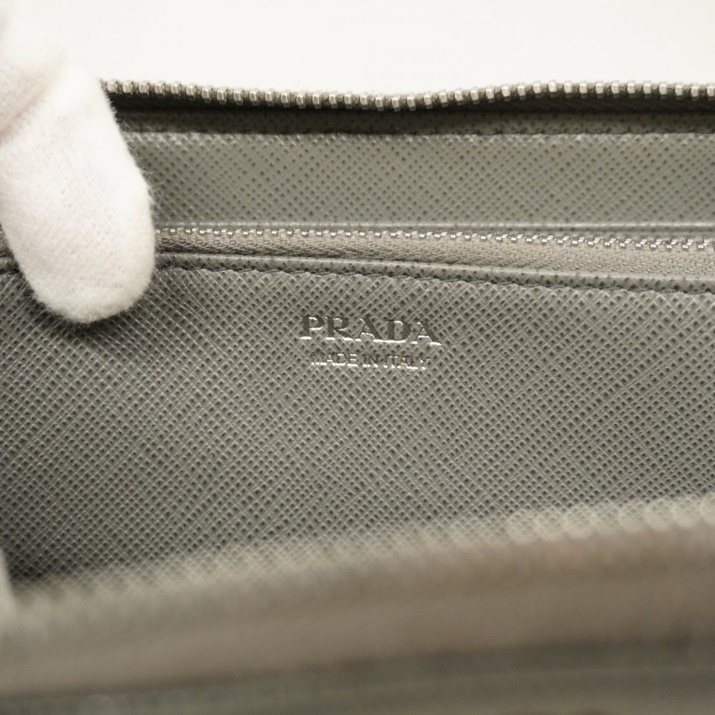 Prada Saffiano Leather Long Wallet