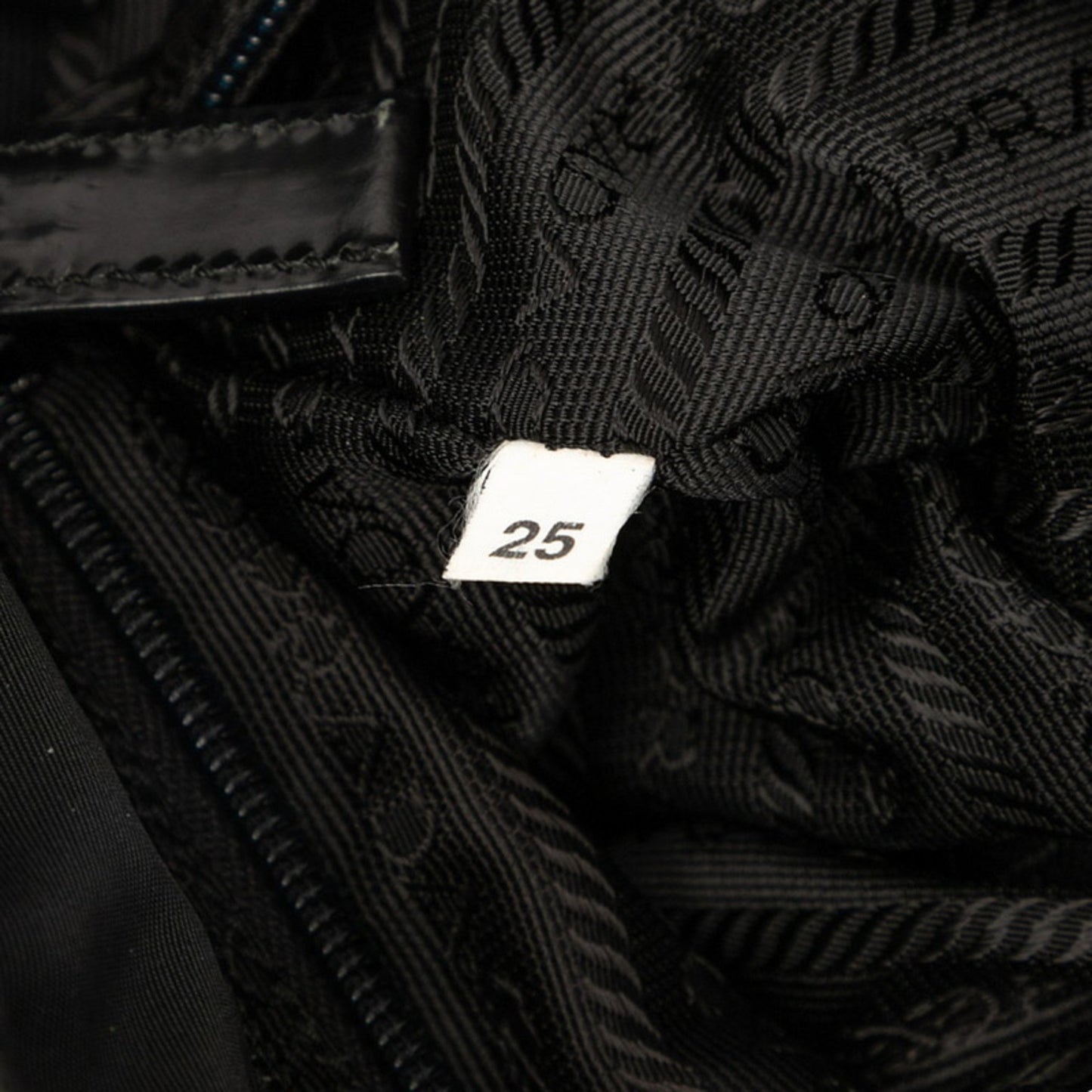 Prada Triangle Logo Tote Bag