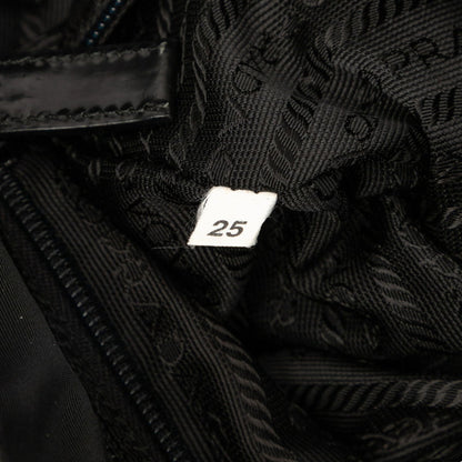 Prada Triangle Logo Tote Bag