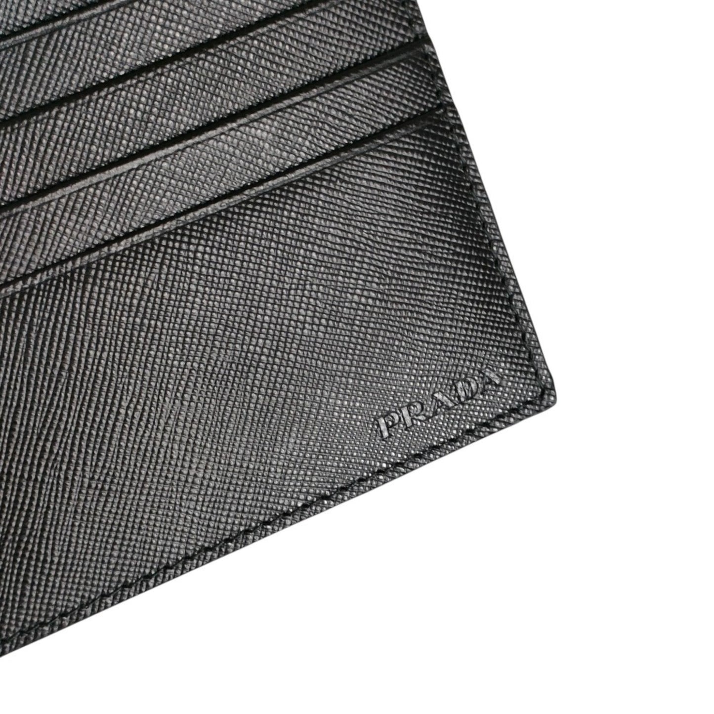 Prada Saffiano Leather Cow Card Holder/Card Case 2M0787 With Box