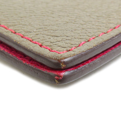 Hermes Herms Leather Notebook Cover In Greige