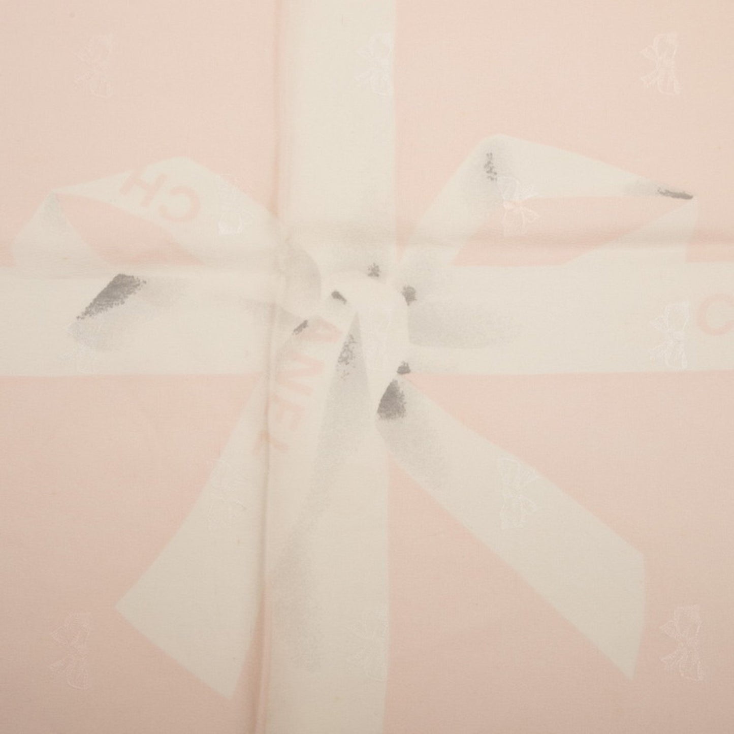 Chanel Coco Mark Ribbon Scarf/Muffler