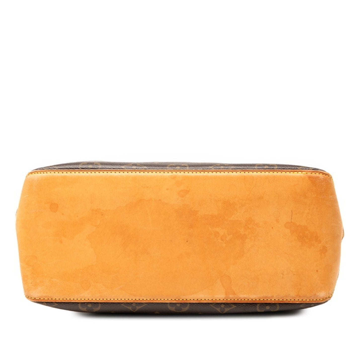 Louis Vuitton Monogram Cabas Piano Handbag Tote Bag M51148 Brown Leather