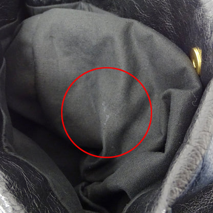 Balenciaga Monaco Medium Shoulder Bag In Black Leather (765945)