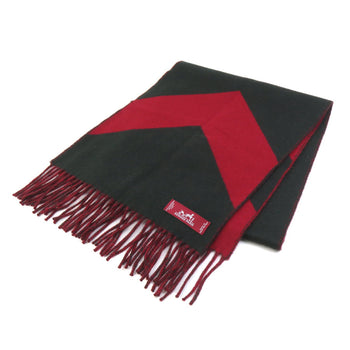 Hermes Hermes Scarf/Muffler Cashmere Khaki Red