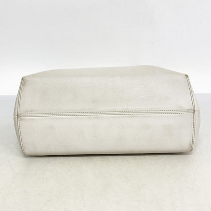 Fendi By The Way Leather Handbag In Gray