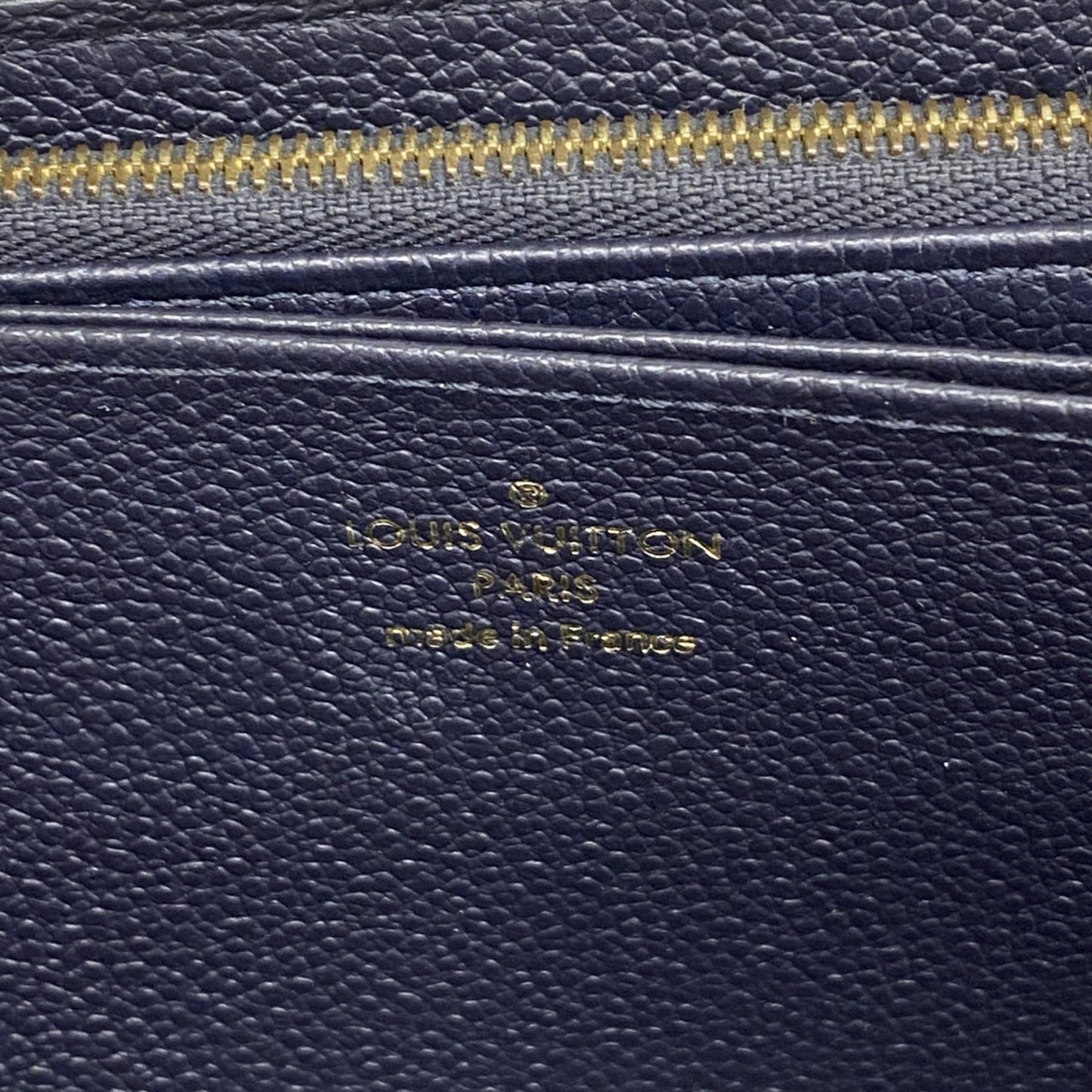 Louis Vuitton Monogram Empreinte Zippy Wallet M62121 Marine Rouge