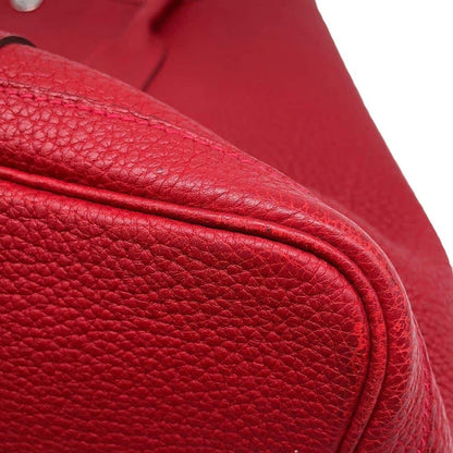 Hermes Tote Bag Garden Pm Rouge Cazac Negonda X Stamp