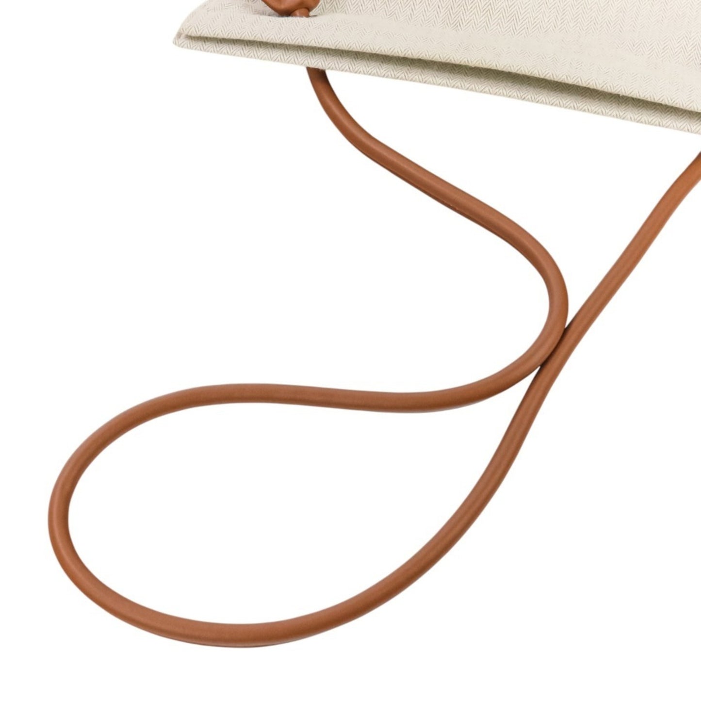 Hermes Aline Mm Toile Chevron One-Shoulder Bag