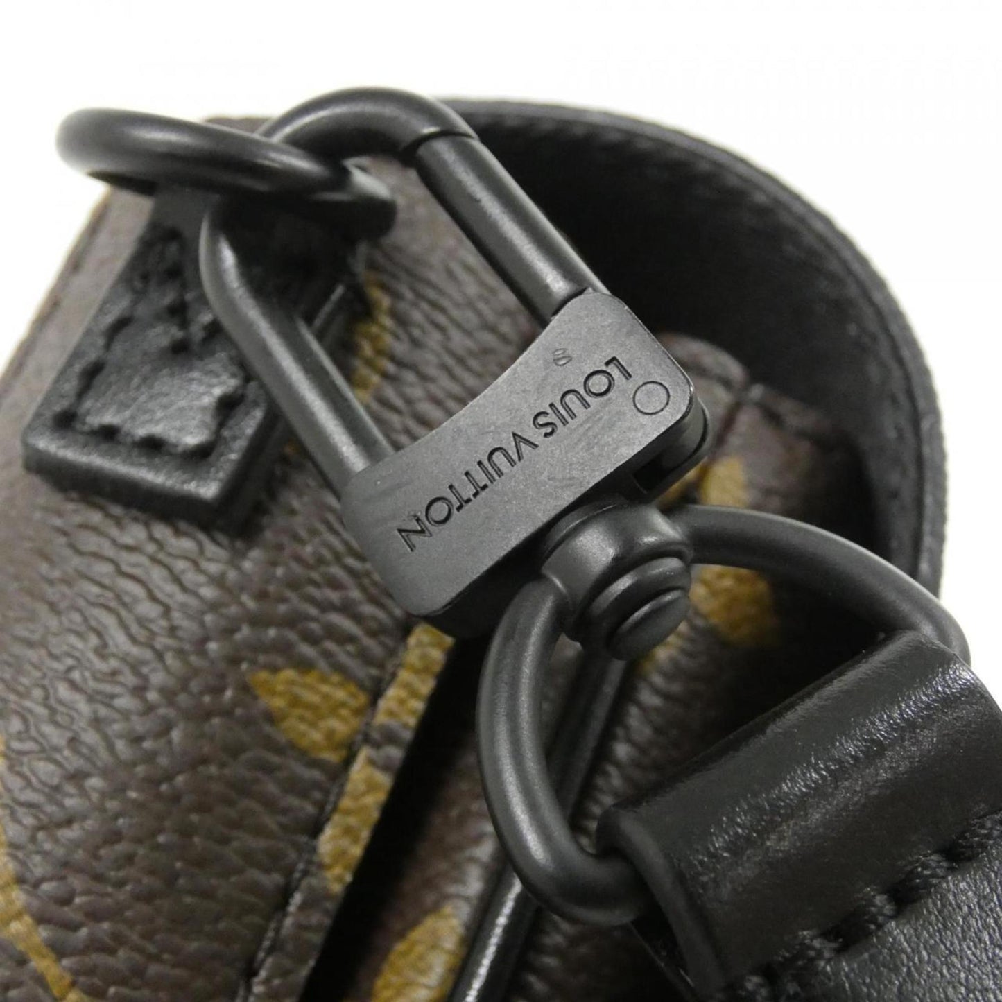 Louis Vuitton Monogram Macassar S-Lock Vertical Wearable Wallet M81522 Shoulder Bag