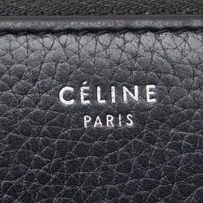 Celine Bifold Wallet In Black Leather