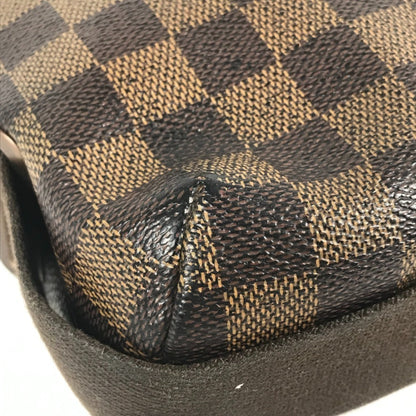 Louis Vuitton N51211 Damier Brooklyn Mm Crossbody Flap Messenger Bag/Shoulder Bag In Canvas