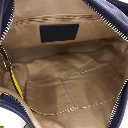 Coach Legacy Shoulder Bag 22762 Navy Leather